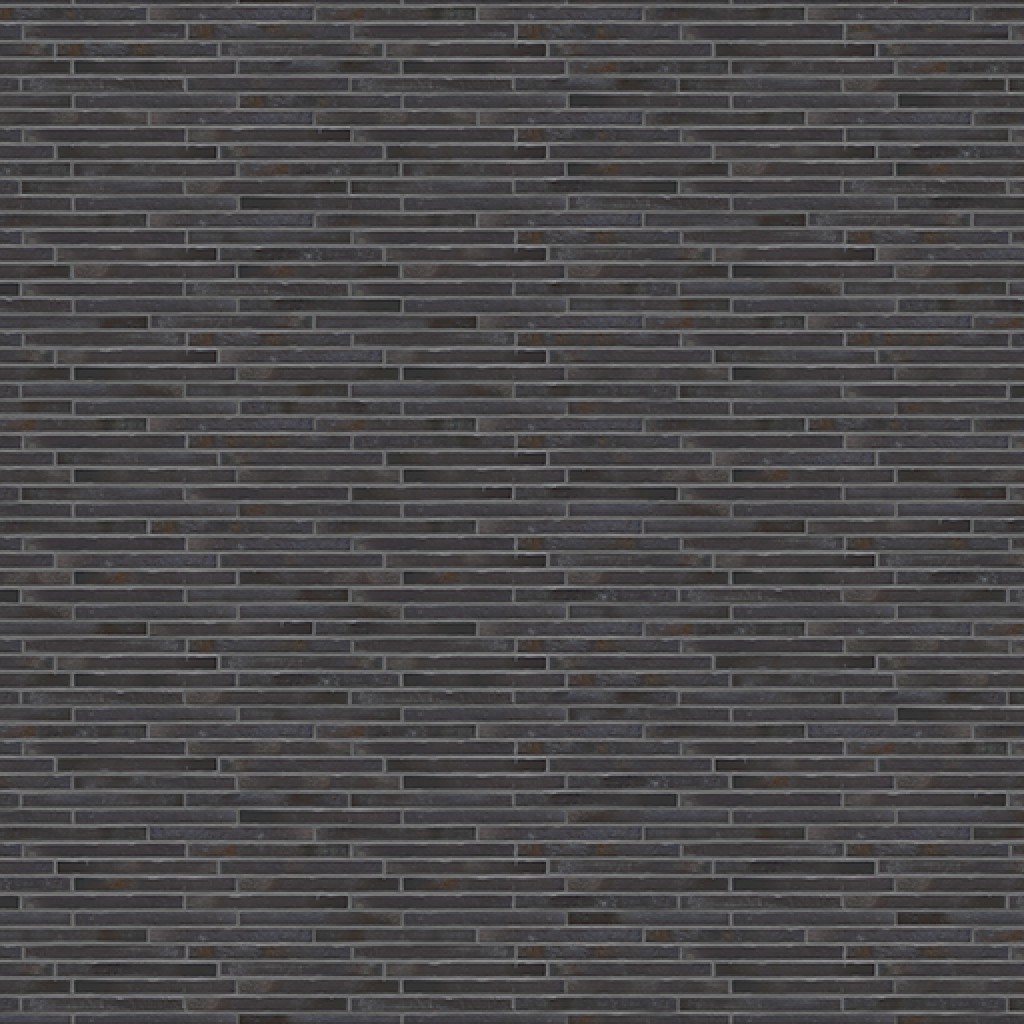 Tileable Long Dark Brick Wall Texture preview image 1